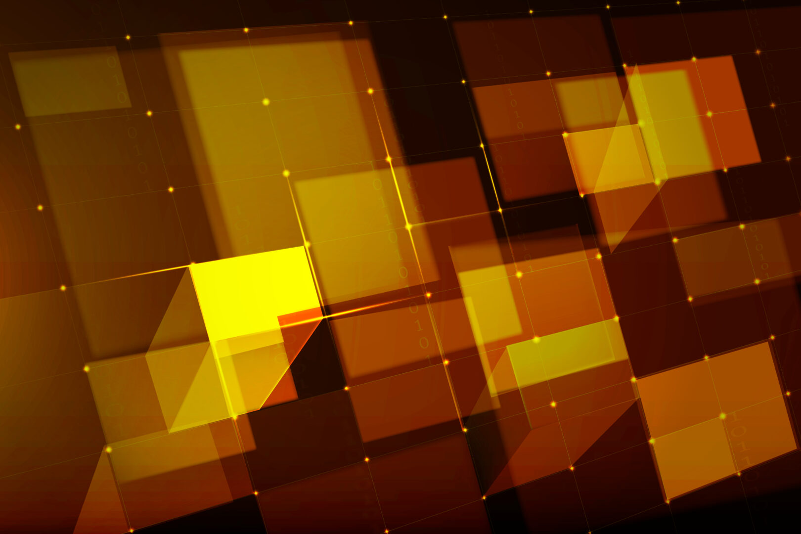 digital-grid-technology-background-vector-in-gold-tone