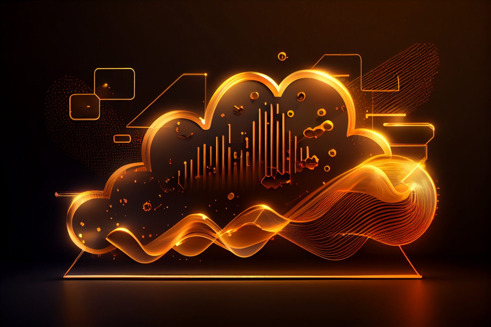 yellow-cloud-with-wave-design-it-digital-tech-background